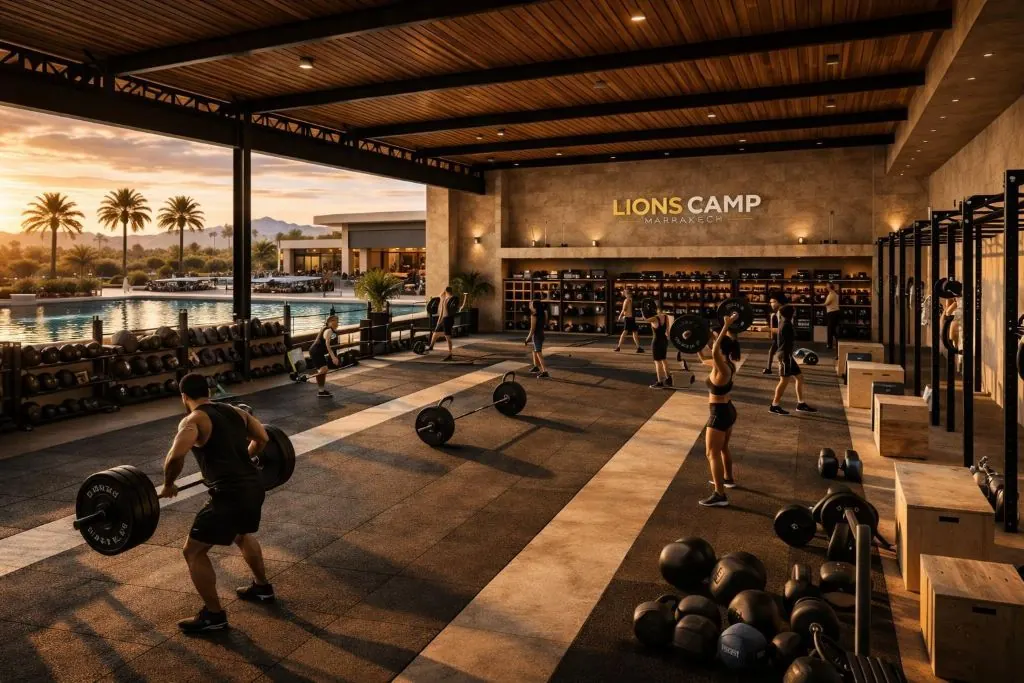 Lions Camp CrossFit — open-air functional training pavilion
